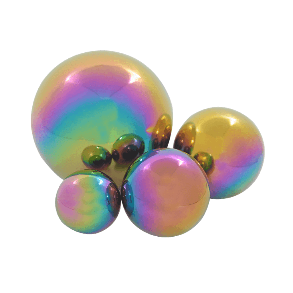 BOLAS SENSORIALES REFLECTANTES EXPLOSION DE COLORES (PACK X 4)