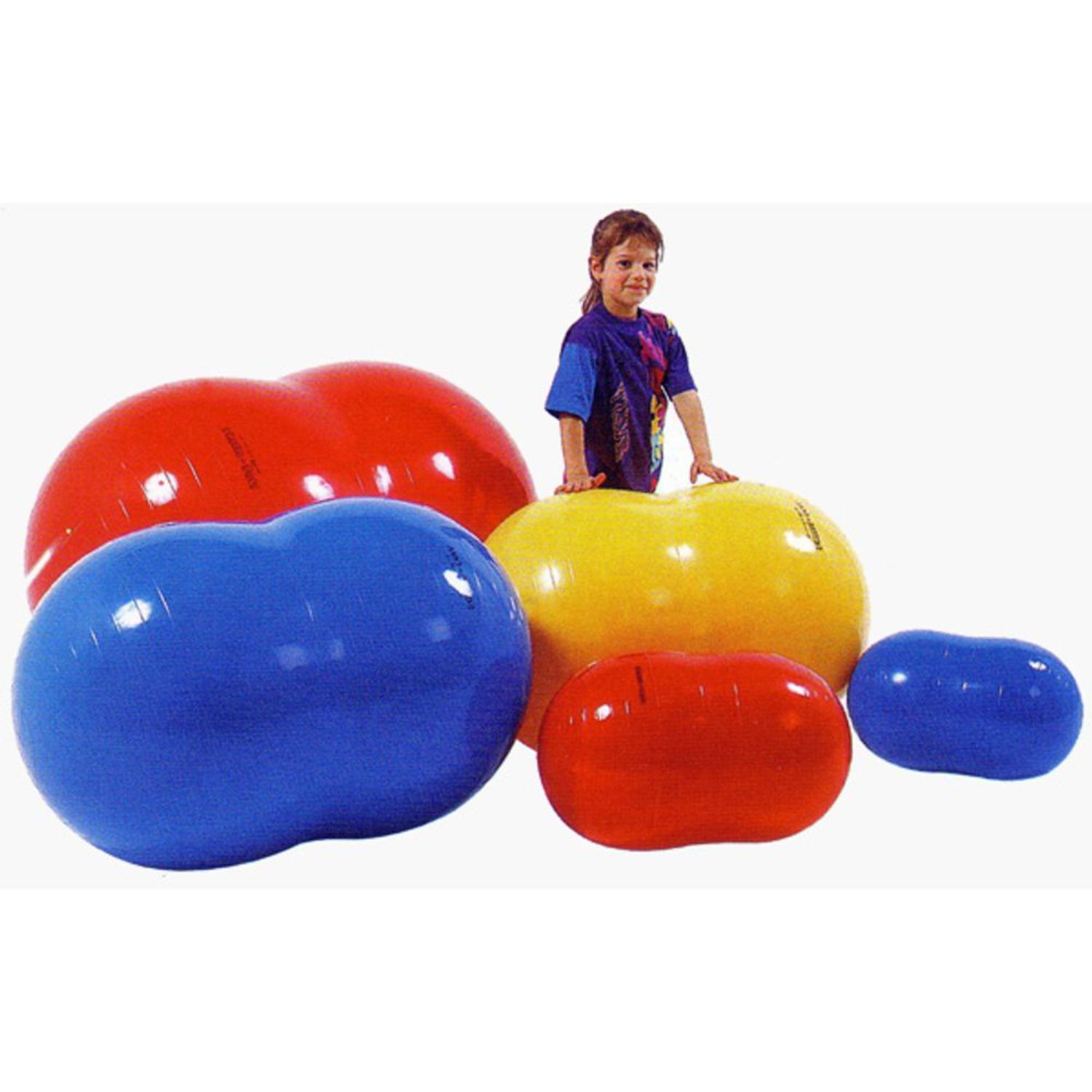 PELOTA PHYSIO ROLL 40 CM DIAM / LARGE 65 CM RED COD 88.01 LDP