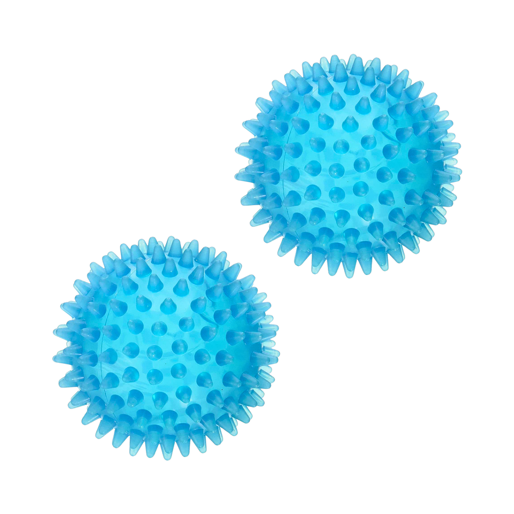 PACK PELOTA MASSAGEBALL REFLEX 9 CM DIAM AZUL X 2 PZS COD 97.72 LDP