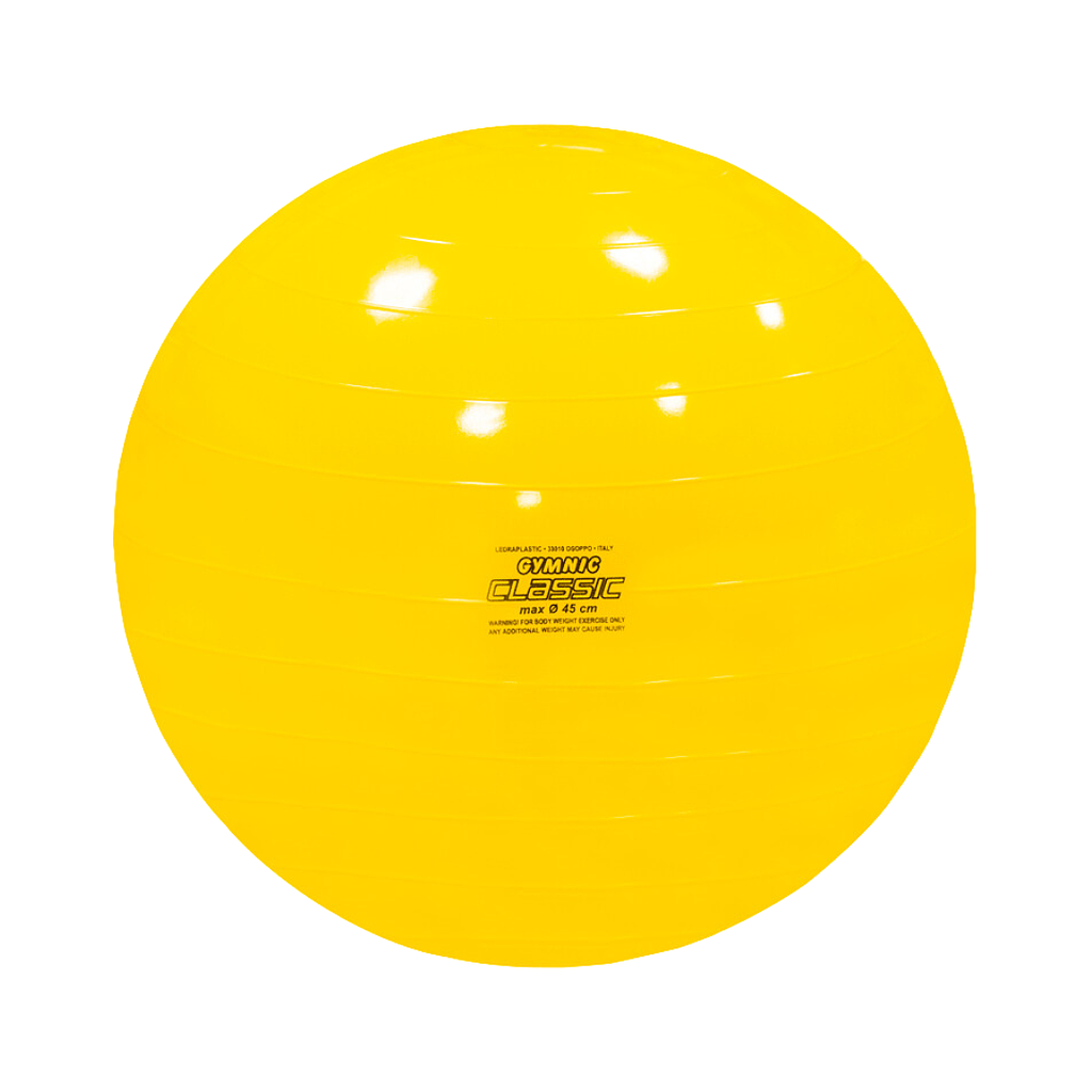 PELOTA GYMNIC 45 DIAMETRO AMARILLO COD 95.45 LDP 