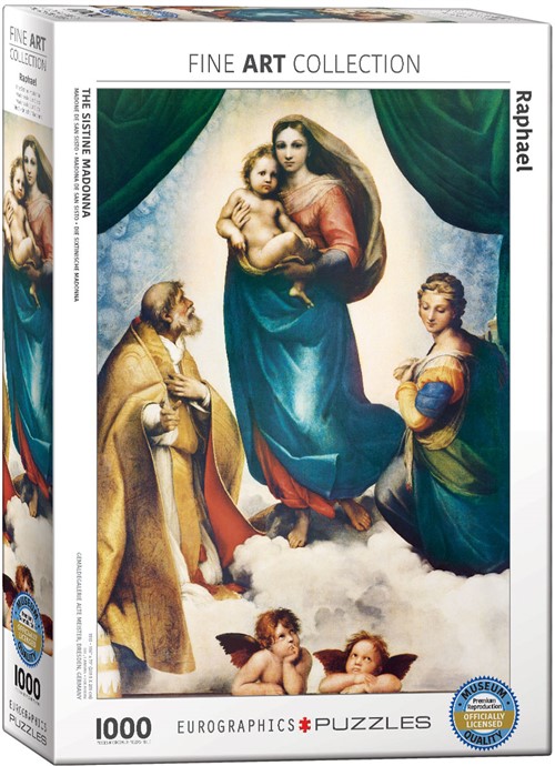 ROMPECABEZA SISTINE MADONNA X 1000 PZS COD 6000-1211 EUR