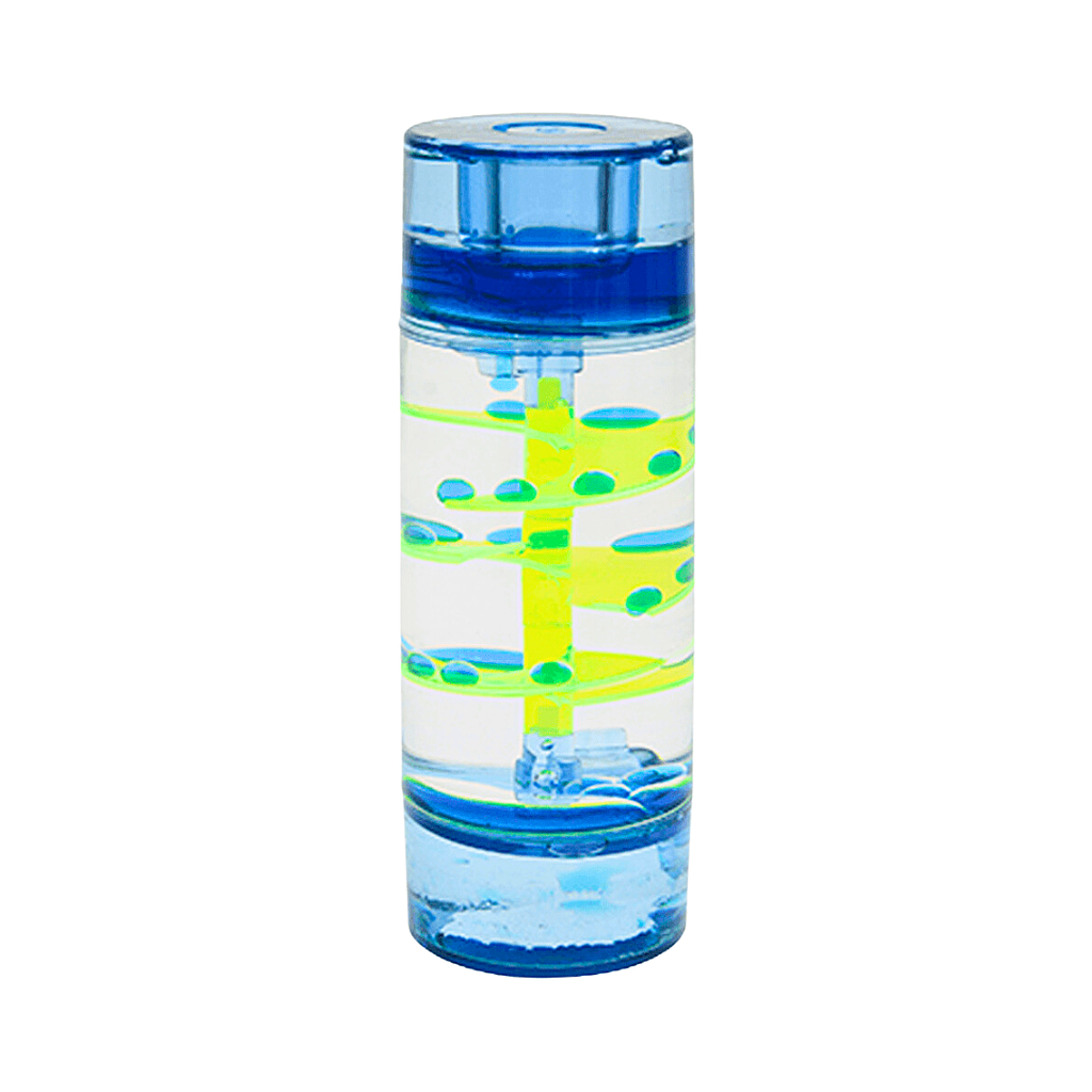 TEMPORIZADOR DE BURBUJAS SENSORIAL - ESPIRAL AZUL