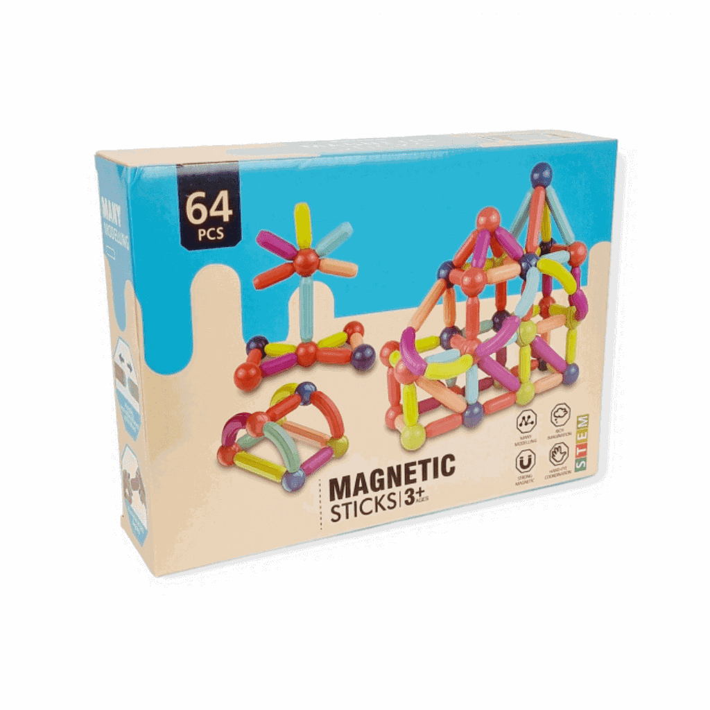 SET MAGNETICO X 64 PIEZAS