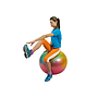 PELOTA GYMNIC ARTE 55 CM DIAM  COD 95.35 LDP