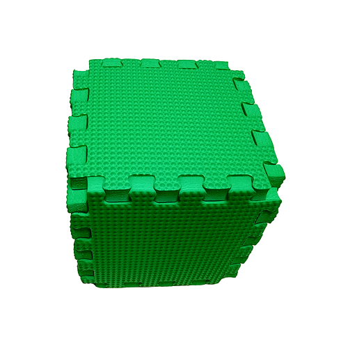 CUBO ENCAJABLE 15 MM VERDE MF