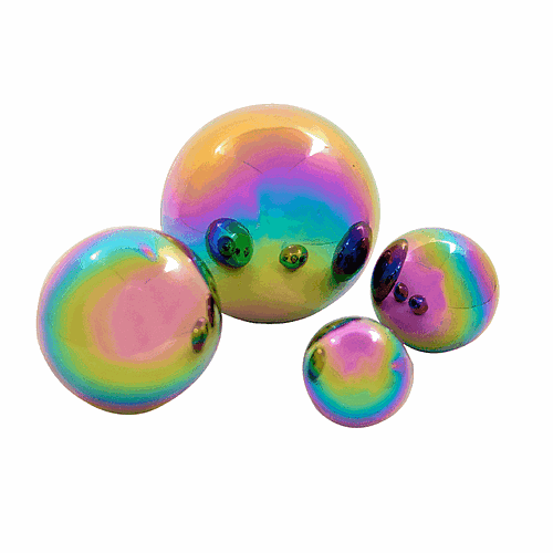 BOLAS SENSORIALES REFLECTANTES EXPLOSION DE COLORES (PACK X 4)