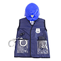 DISFRAZ DE AGENTE DE SEGURIDAD  (CON ACCESORIOS) COD 6993-1 HYT