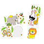 STICKERS TABLERO JUNGLA COD 23685 BLD